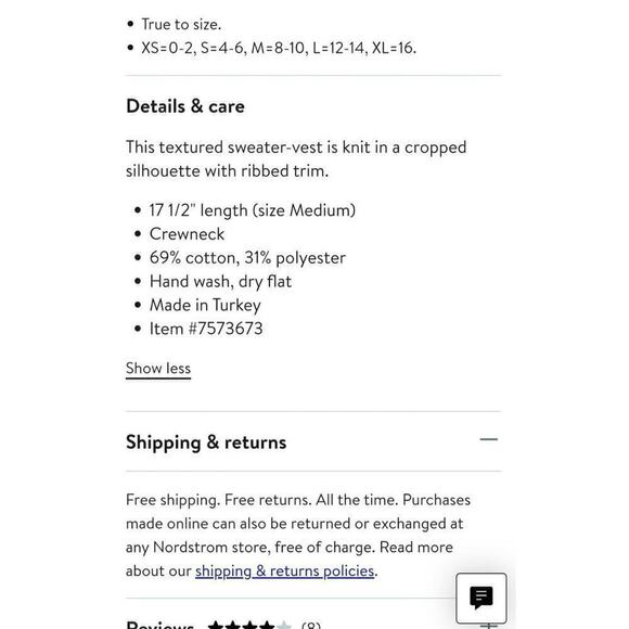 FREE PEOPLE Rowan Sweater Vest in Ivory, sz XL - Picture 14 of 16